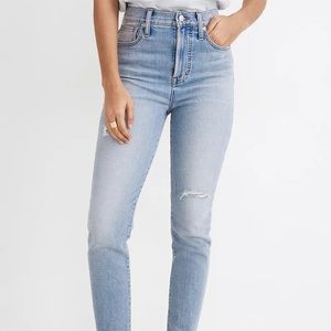 Madewell High Rise The Perfect Vintage Ankle Jeans